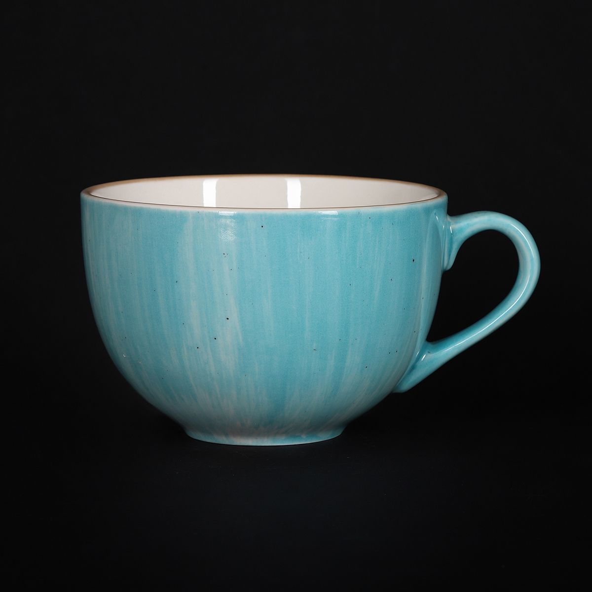 Чашка чайная 320мл, голубой "Corone Natura"