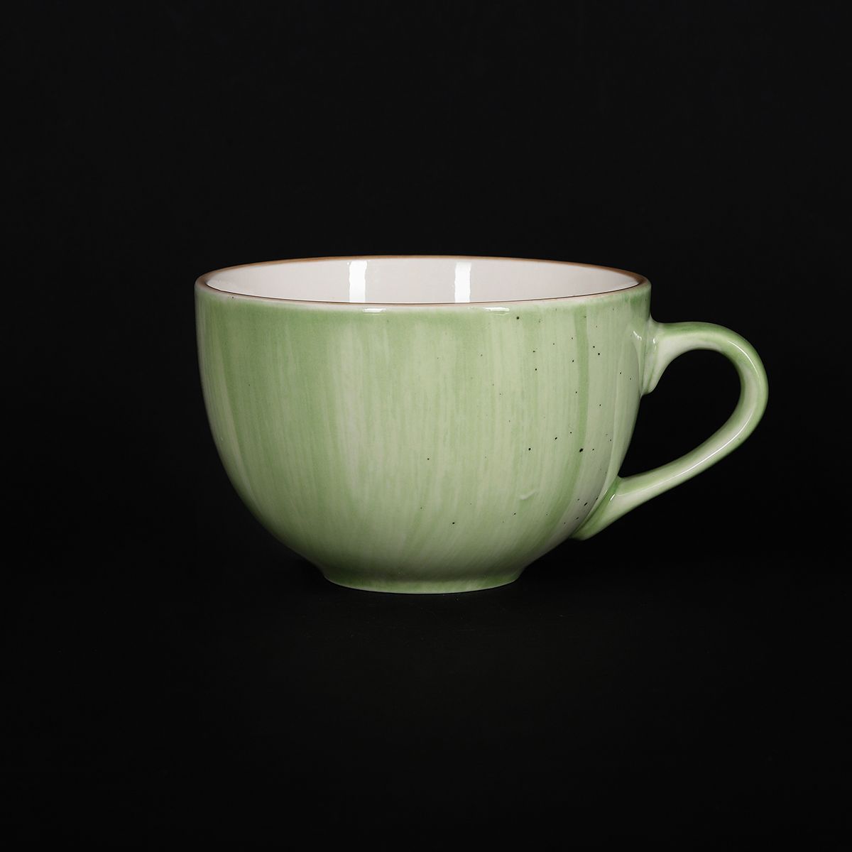 Чашка чайная 320мл, зеленый "Corone Natura"