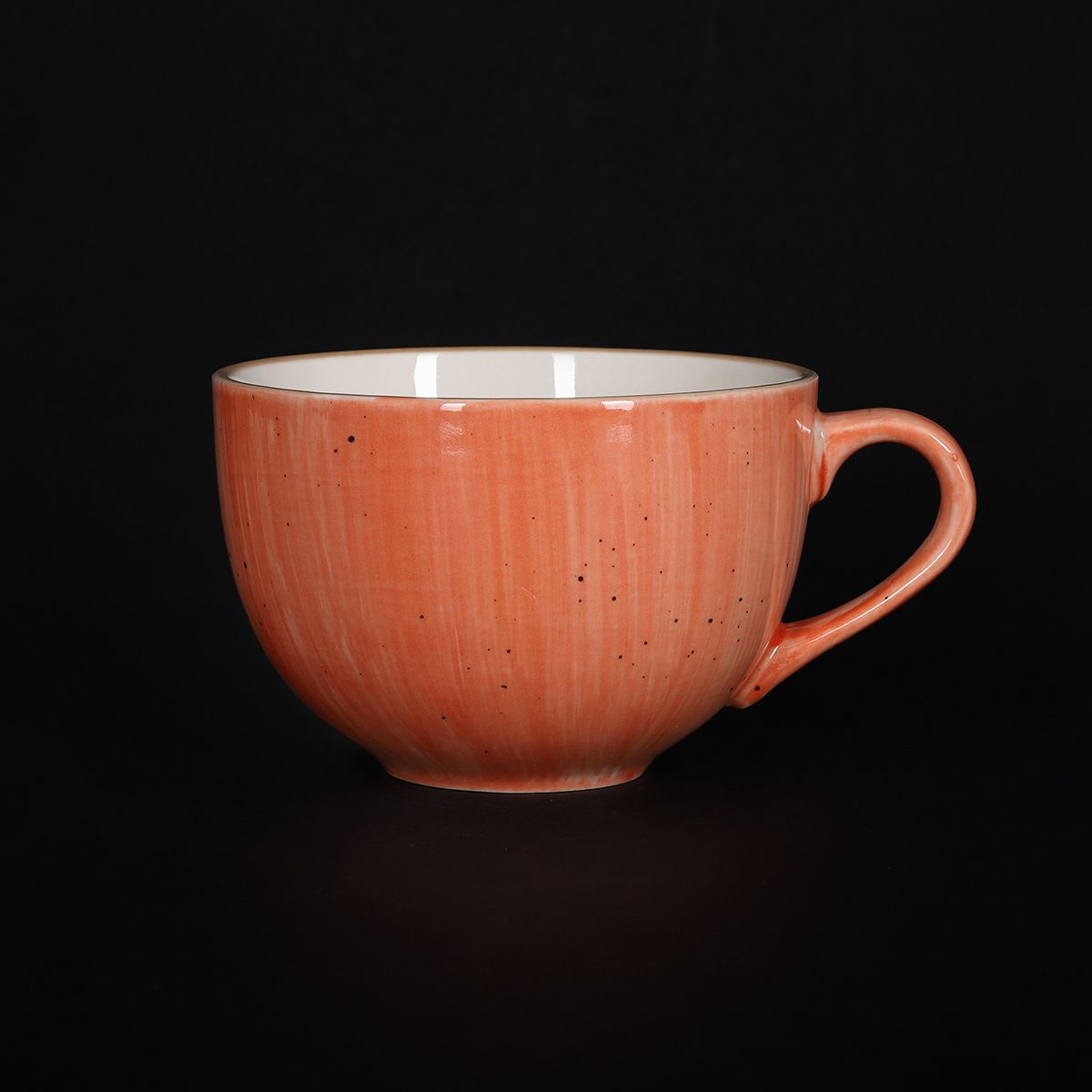 Чашка чайная 320мл, коралловый "Corone Natura"