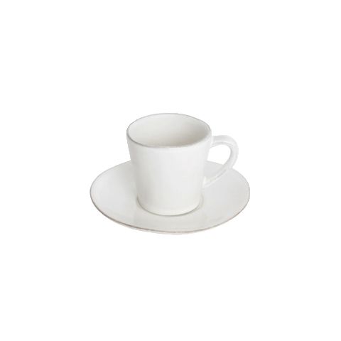 Чайная пара COSTA NOVA серия LISA, White 190 мл. LSCS01-02203B