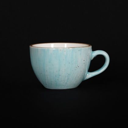 Чашка кофейная 95мл, голубой "Corone Natura"