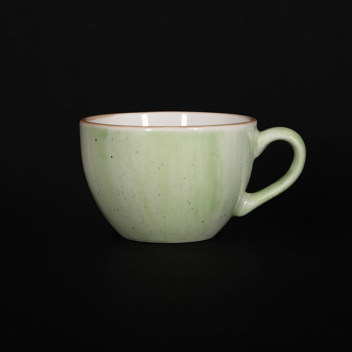 Чашка кофейная 95мл, зеленая "Corone Natura"