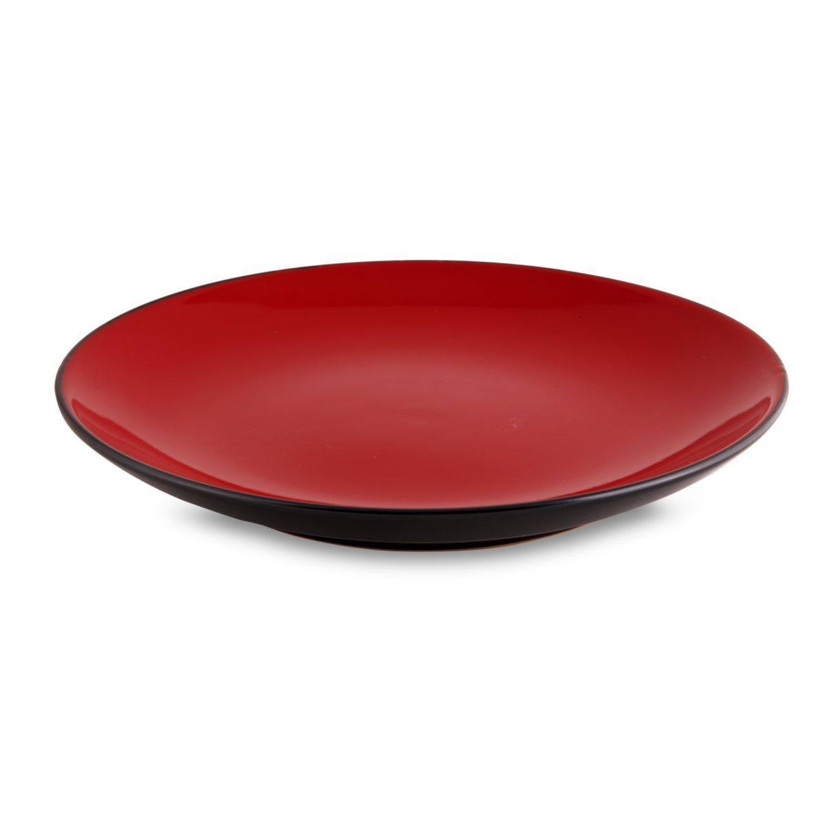 Тарелка обеденная Kyoto Black&Red 22184A/PT215