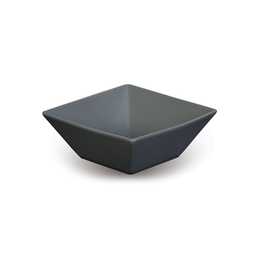 Салатник квадратный серый Colore "Corone" 107х107мм 200мл [LQ-SK0018-A6856]