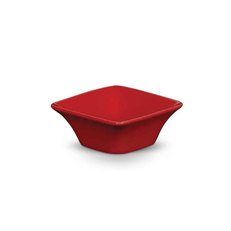 Блюдце для соуса квадратное красное Colore "Corone" 72мм 70мл [LQ-SK00024-R]