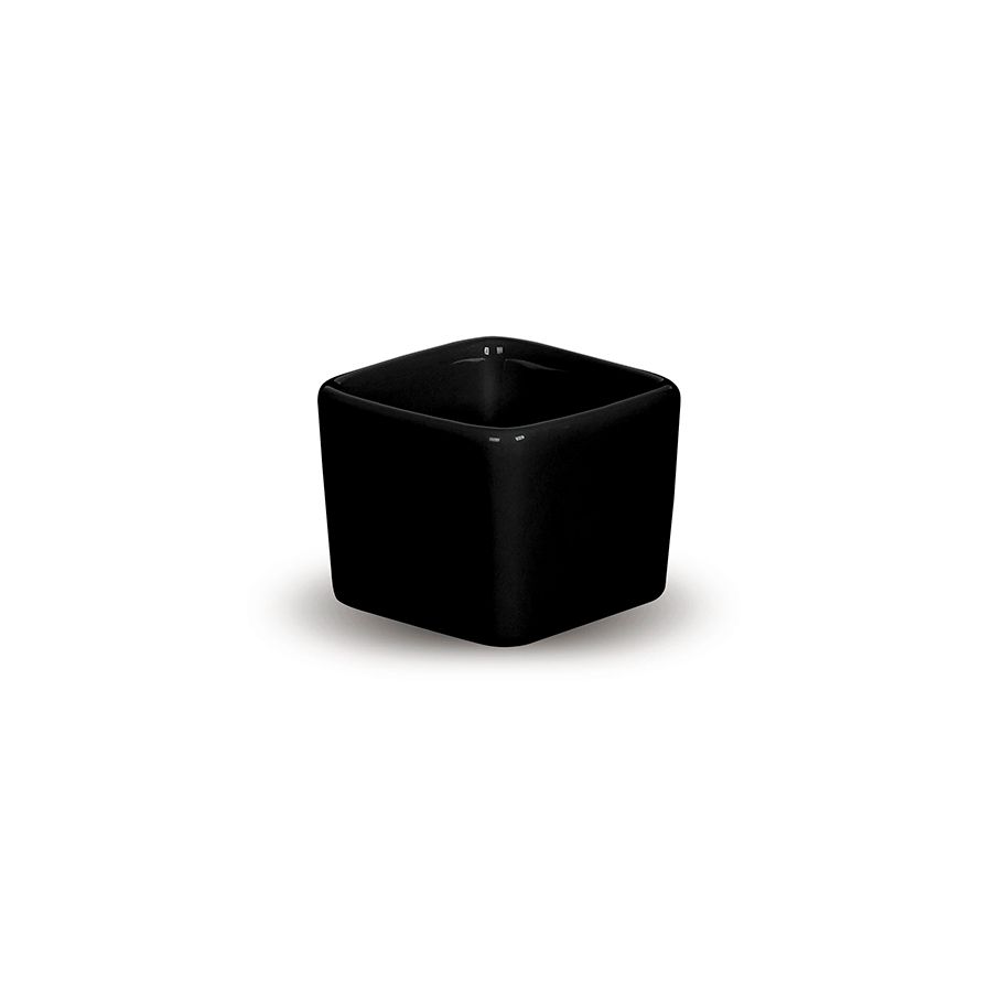 Емкость для соуса квадратная черная Colore "Corone" 50мм 60мл [LQ-SK0023-K]