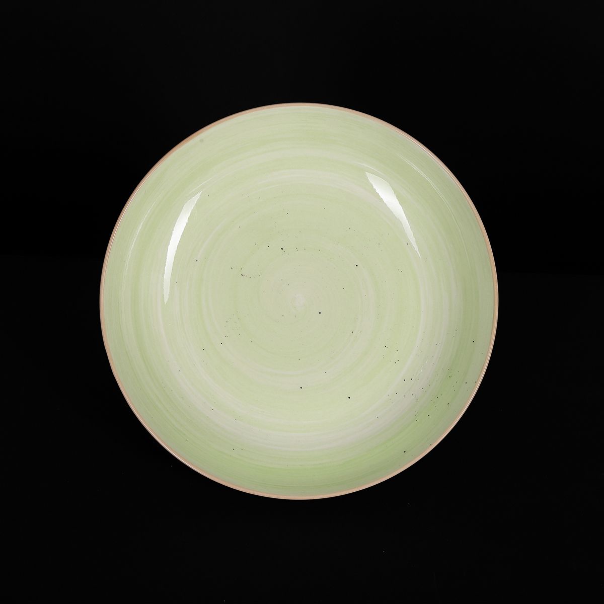 Тарелка глубокая без бортов 700мл, зеленый "Corone Natura"