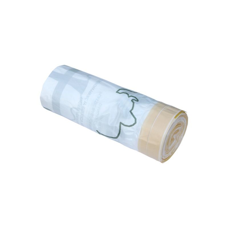Мешки д/мусора "MERIDA TOP" 12-15 л рулон 20 шт., белые, с завязками, ароматизированные